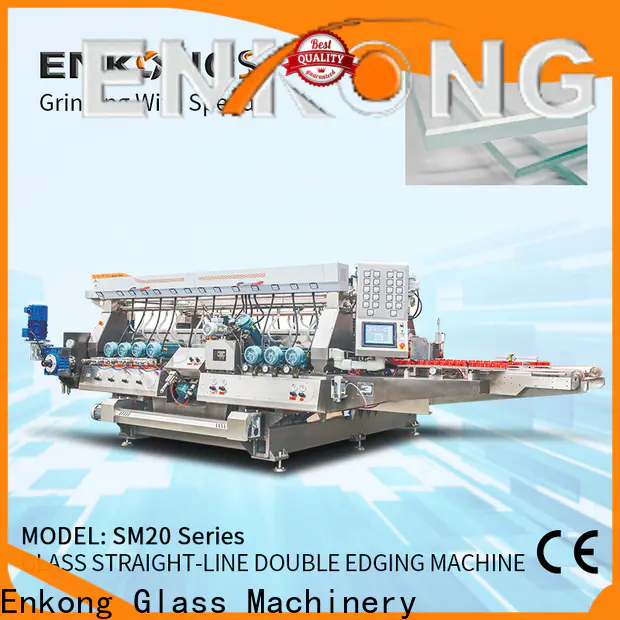 Enkong Custom glass double edger machine suppliers for photovoltaic panel processing
