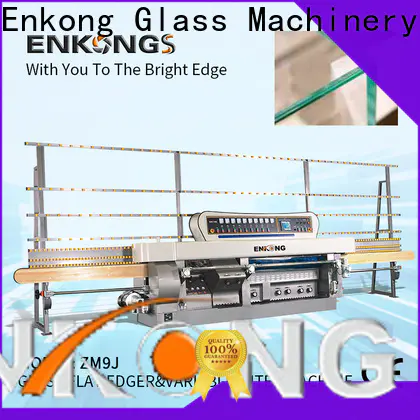 Enkong 60 degree glass mitering machine manufacturers for polish