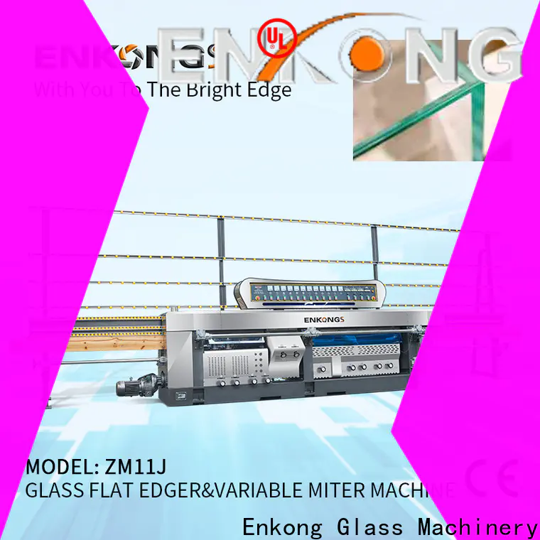 Enkong variable glass mitering machine manufacturers for round edge processing
