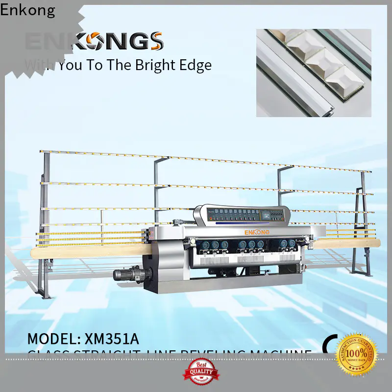 Enkong xm351a glass beveling machine for sale manufacturers for glass processing
