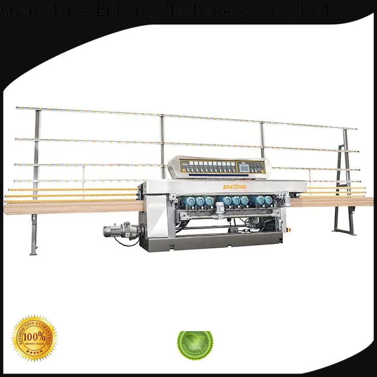Enkong xm363a glass beveling machine for sale company for glass processing