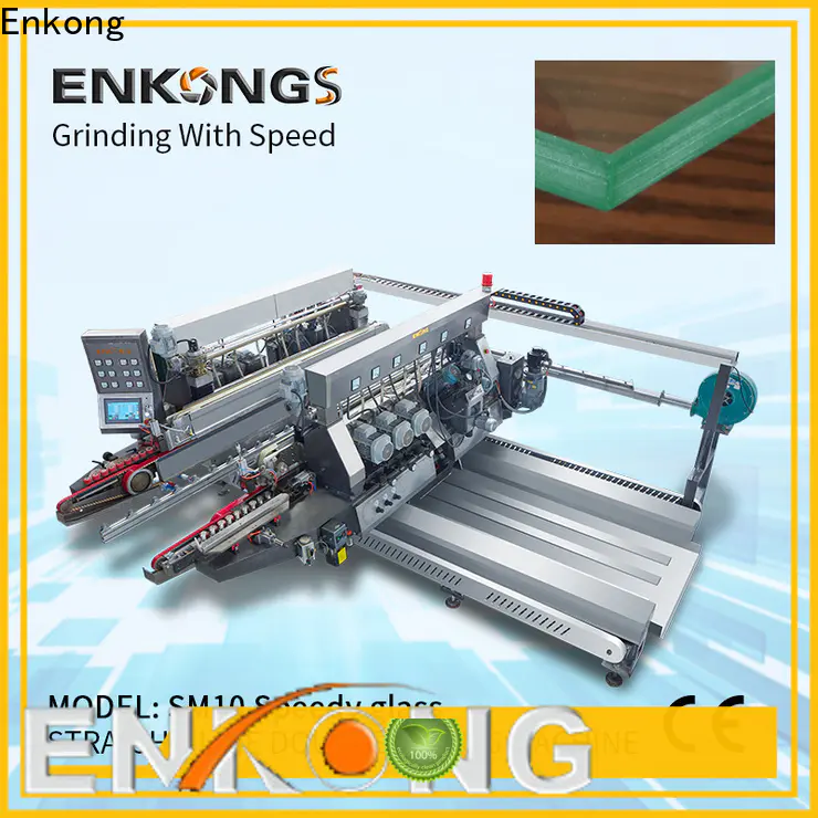 Enkong SM 26 glass double edging machine company for household appliances