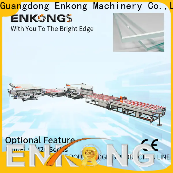 Enkong SM 12/08 small glass edge polishing machine manufacturers for photovoltaic panel processing
