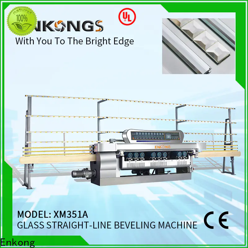 Enkong xm351 glass beveling equipment supply for polishing