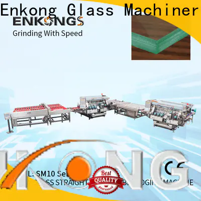 Enkong straight-line glass double edging machine for business for photovoltaic panel processing