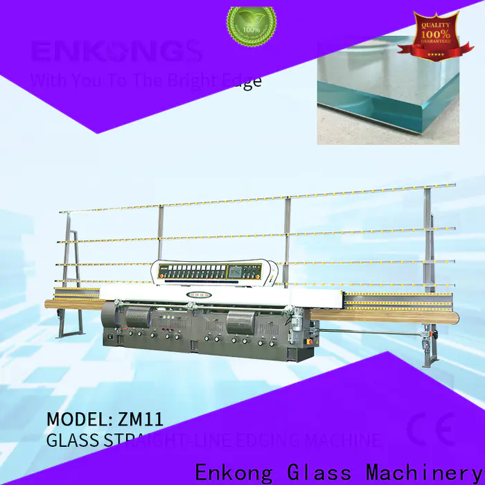 Enkong zm11 glass cutting machine suppliers factory for round edge processing