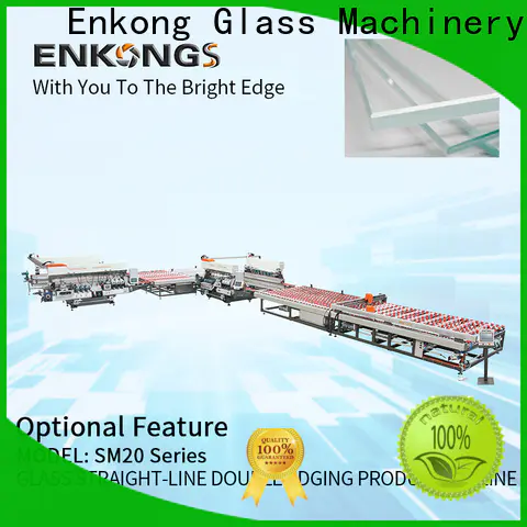 Enkong SYM08 glass double edging machine manufacturers for round edge processing