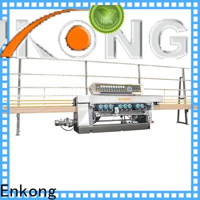 Enkong 10 spindles glass beveling equipment for business for polishing