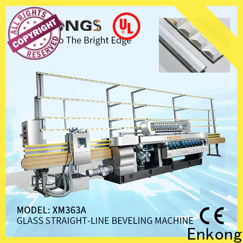 Enkong Latest small glass beveling machine suppliers for glass processing