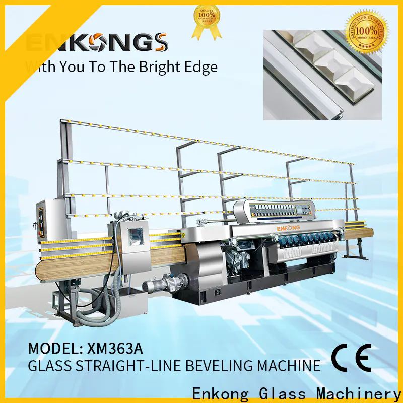 Enkong 10 spindles glass beveling machine manufacturers for polishing