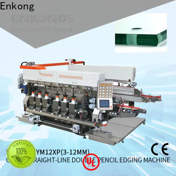 Enkong SM 22 small glass edge polishing machine supply for photovoltaic panel processing