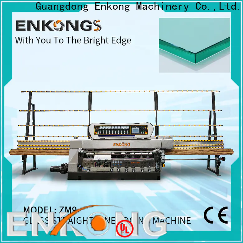 Enkong zm7y glass edging machine for sale for business for round edge processing