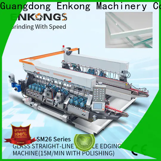 Enkong SM 10 glass double edger machine suppliers for household appliances