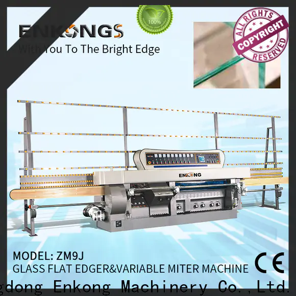 Enkong variable glass machinery company supply for round edge processing