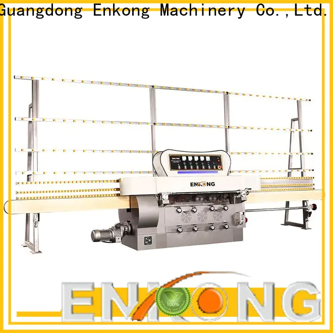 Enkong zm4y glass straight line edging machine supply for photovoltaic panel processing