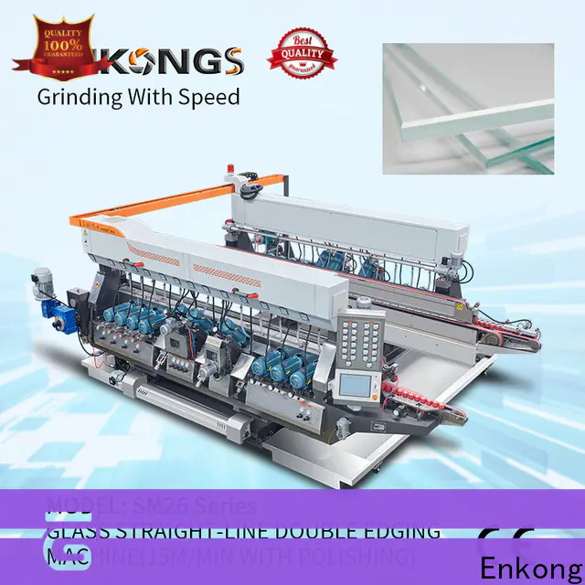 Enkong Custom automatic glass cutting machine factory for round edge processing