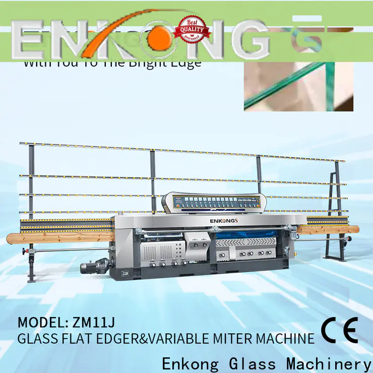 Custom glass mitering machine 5 adjustable spindles suppliers for household appliances
