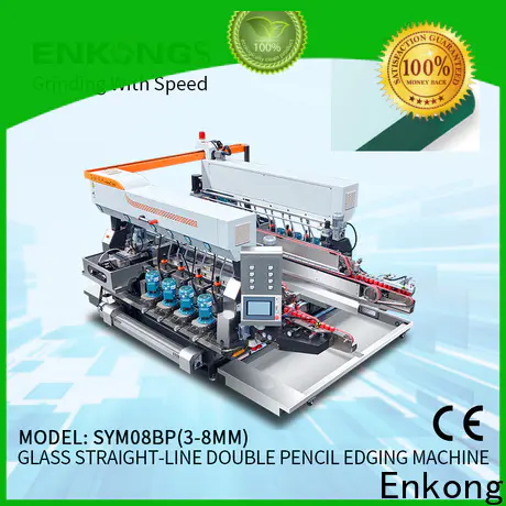 Enkong modularise design automatic glass cutting machine suppliers for round edge processing