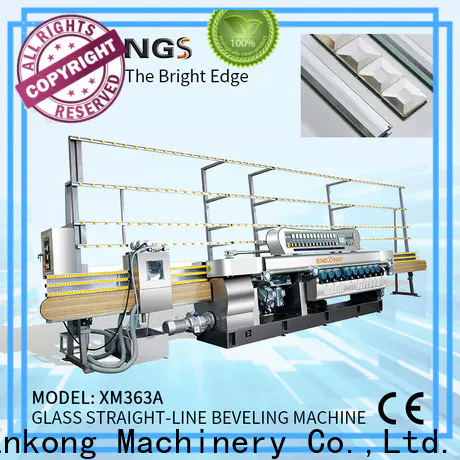 Enkong xm351a glass beveling machine price factory for polishing