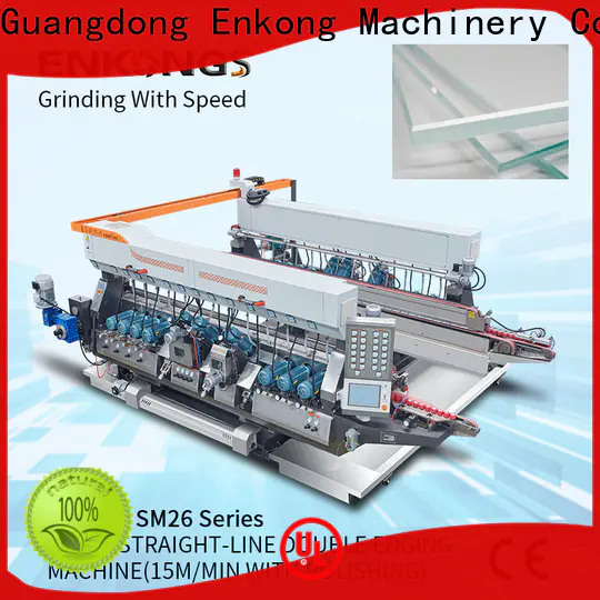 Enkong modularise design glass edging machine suppliers supply for round edge processing