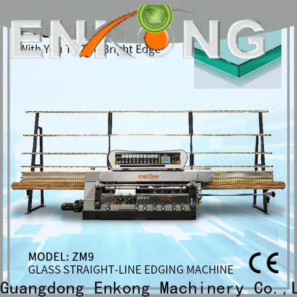 Enkong zm9 glass edging machine suppliers for round edge processing