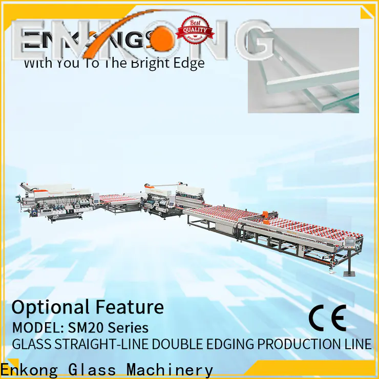 Enkong Wholesale automatic glass edge polishing machine company for photovoltaic panel processing