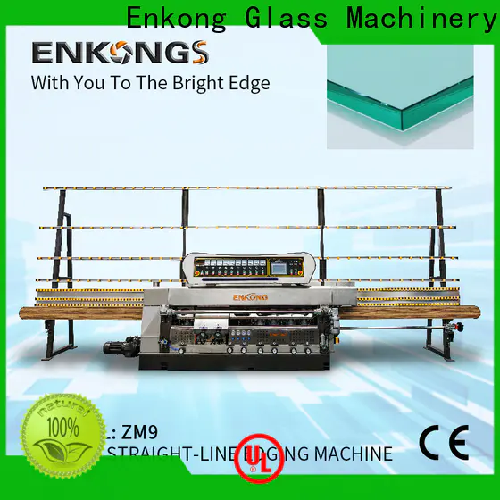 New small glass edging machine zm9 factory for round edge processing
