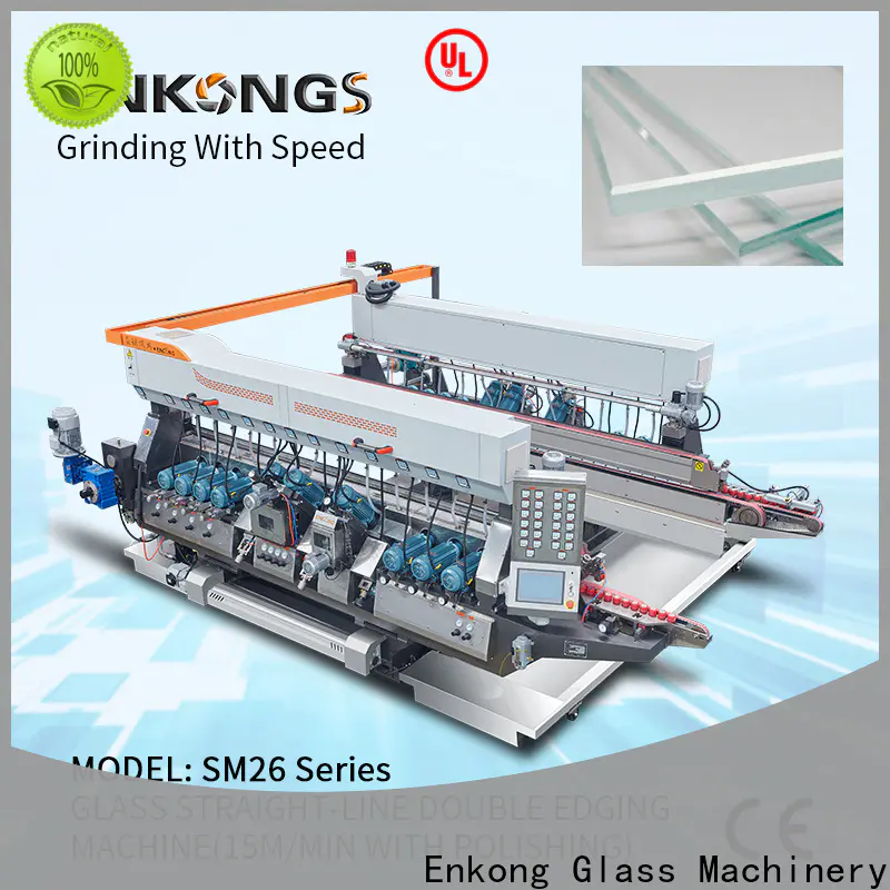Enkong SM 22 automatic glass edge polishing machine suppliers for household appliances
