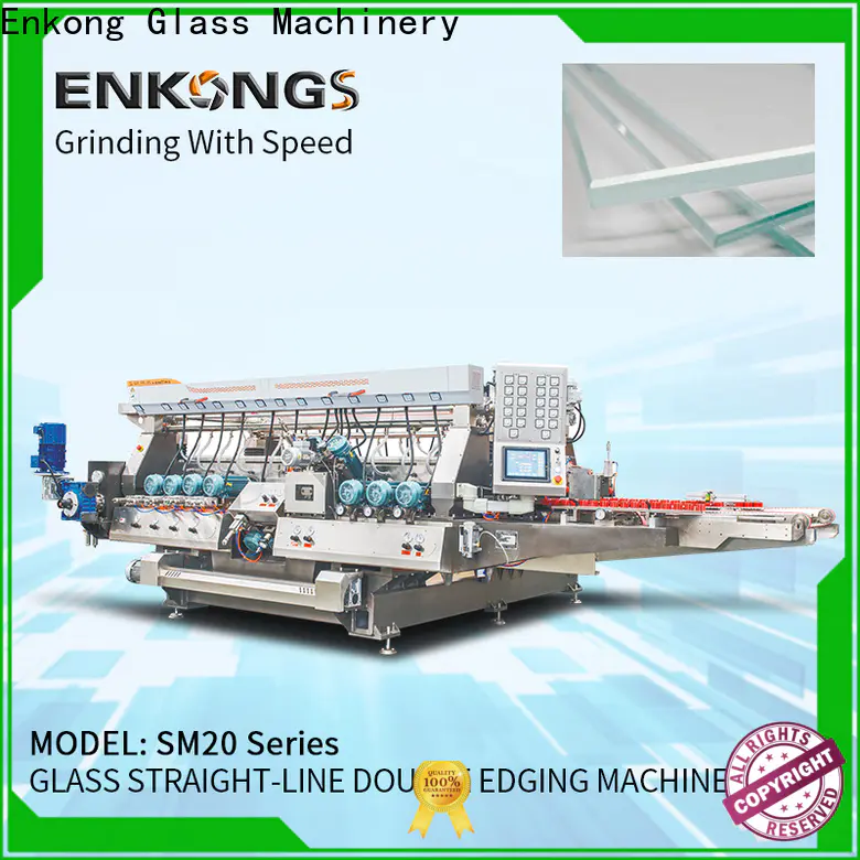 New glass double edger machine modularise design supply for household appliances