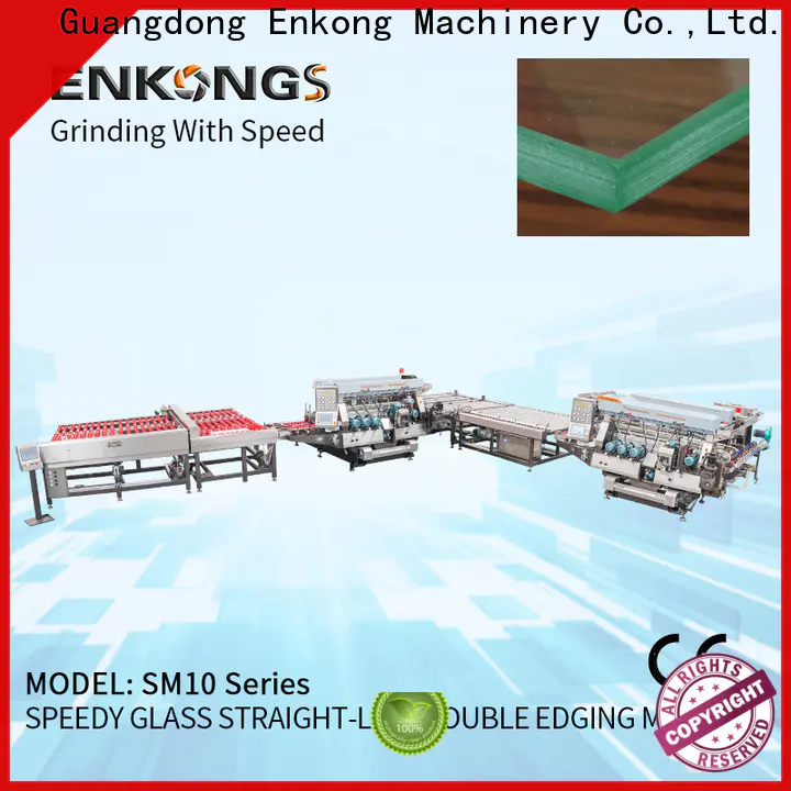 Enkong SM 26 automatic glass edge polishing machine for business for photovoltaic panel processing
