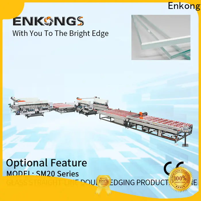 Enkong SM 20 double edger company for photovoltaic panel processing
