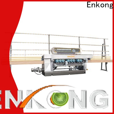 Enkong xm371 glass straight line beveling machine company for polishing