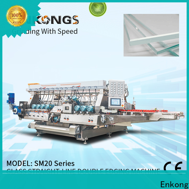 Best glass double edging machine SM 10 supply for round edge processing