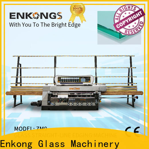 Enkong zm9 glass edge polishing machine for sale factory for round edge processing