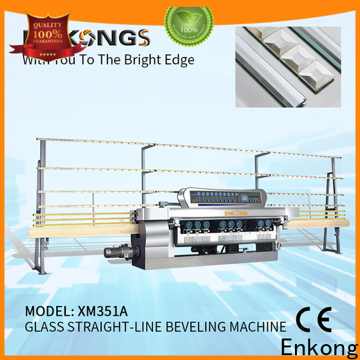 Enkong 10 spindles glass beveling equipment company for polishing