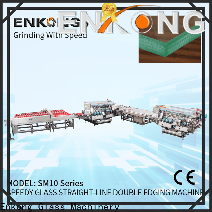 Enkong SM 10 glass double edger manufacturers for round edge processing