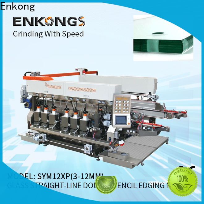 Top glass double edger machine SM 26 factory for round edge processing