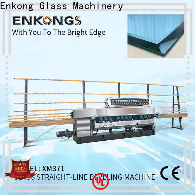 Enkong xm363a glass beveling equipment for business for glass processing