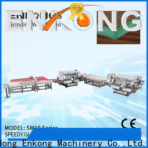 Enkong SM 10 double glass machine suppliers for round edge processing