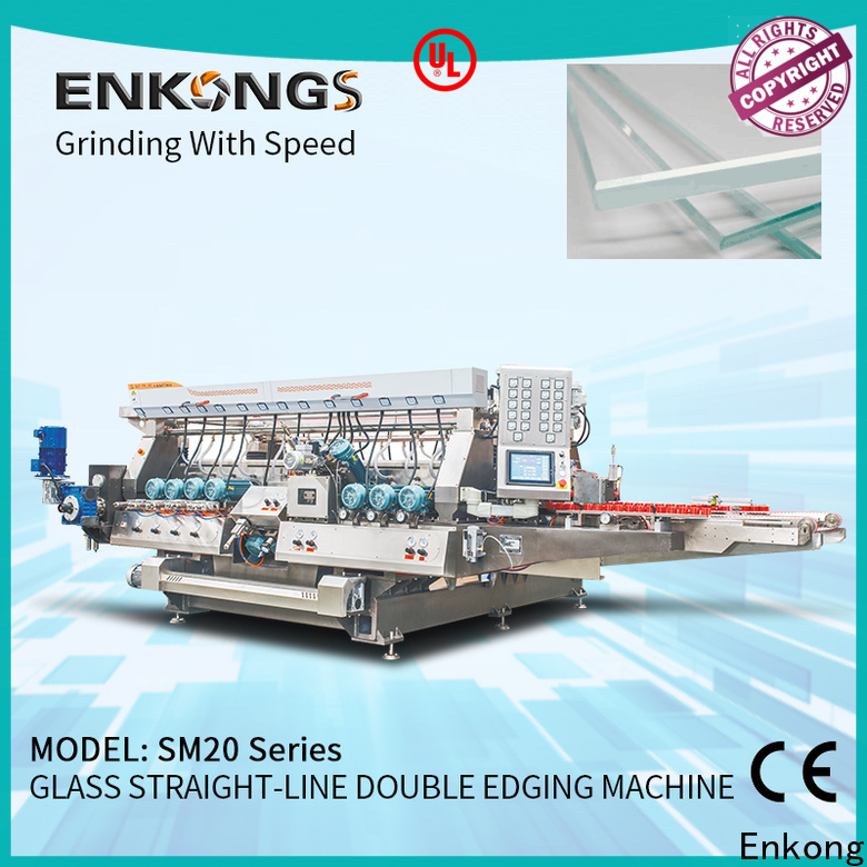 Enkong Latest glass double edging machine company for household appliances