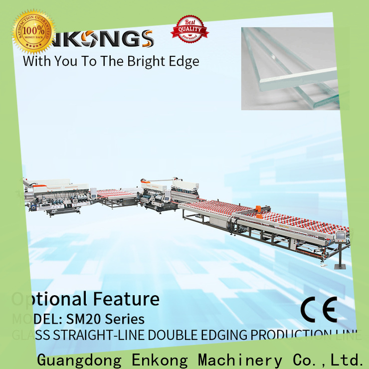Enkong SM 26 double edger machine manufacturers for photovoltaic panel processing