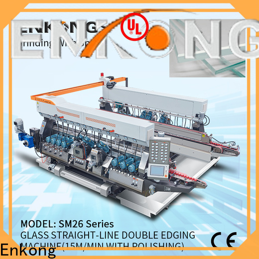 Enkong modularise design glass edging machine suppliers manufacturers for round edge processing