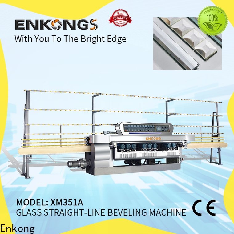 Enkong xm351a glass beveling machine company for polishing