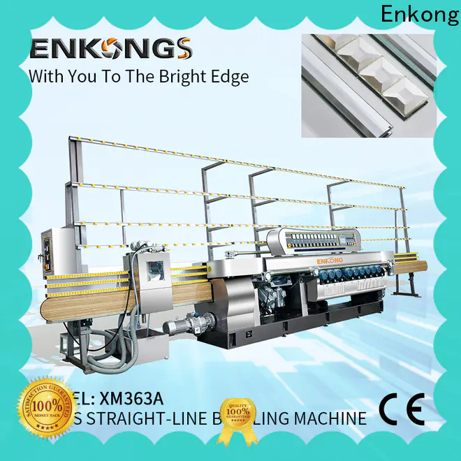 Enkong xm363a small glass beveling machine suppliers for polishing