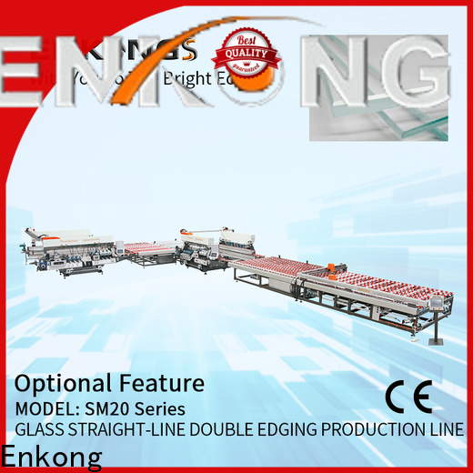 High-quality glass double edger machine SM 12/08 company for round edge processing
