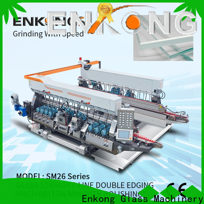 Enkong Top glass double edger machine for business for household appliances