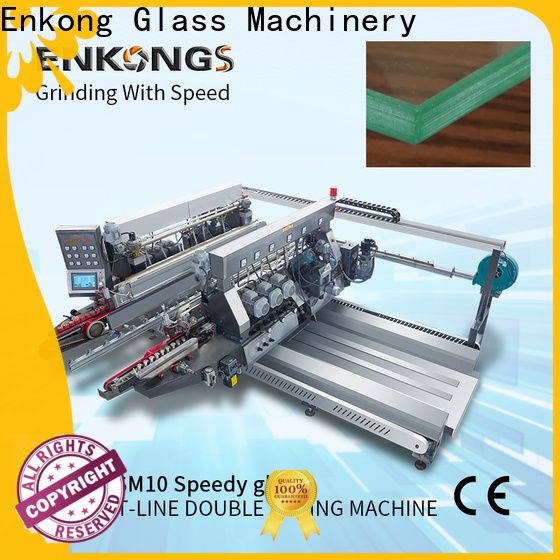 Enkong SM 12/08 small glass edge polishing machine manufacturers for photovoltaic panel processing