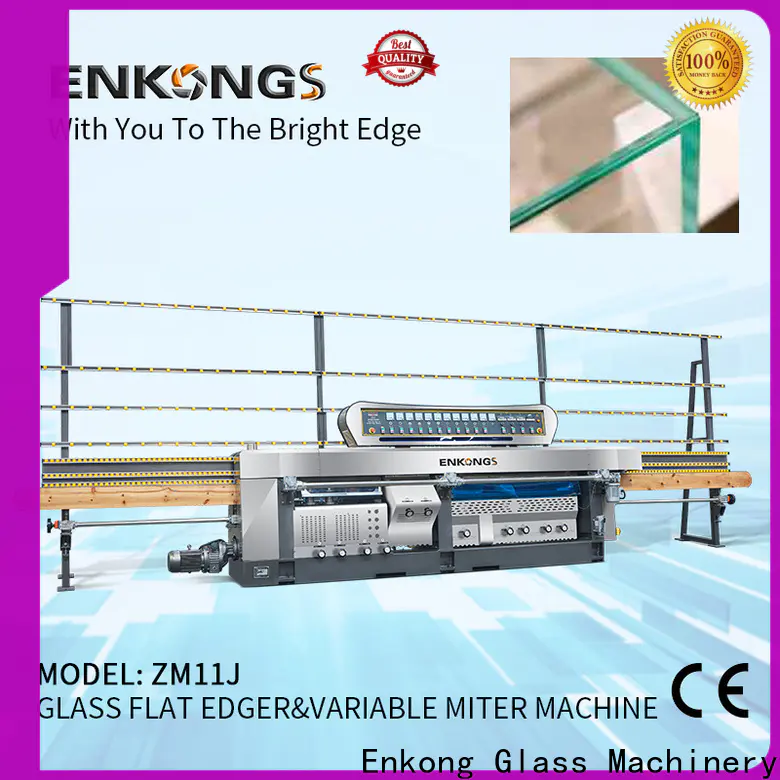 Enkong ZM11J glass mitering machine for business for polish