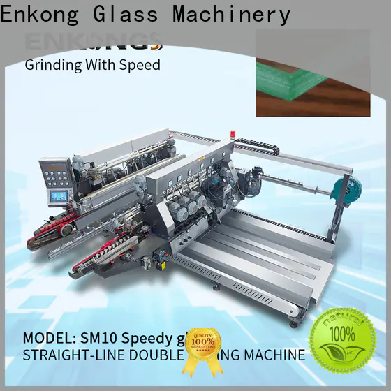 Enkong Best glass double edger machine supply for photovoltaic panel processing