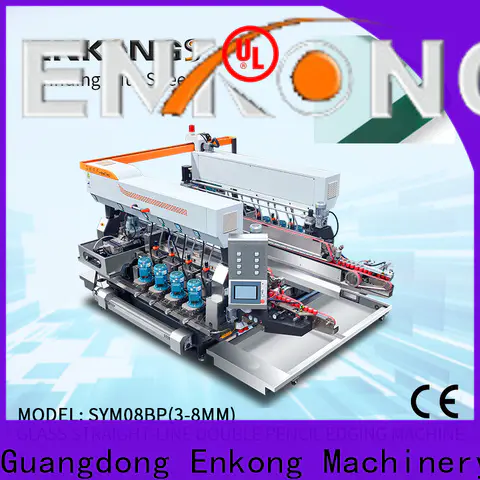 Top small glass edge polishing machine straight-line supply for photovoltaic panel processing